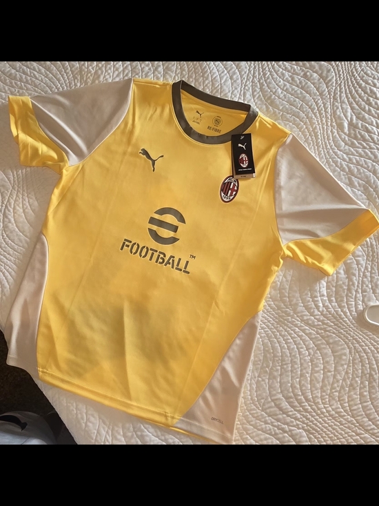 Puma Other - Mens Puma Yellow and White AC Milan Football Shirt